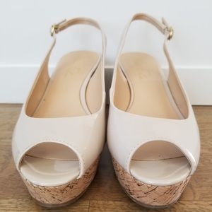 Marc Fisher Patent Leather Slingbacks